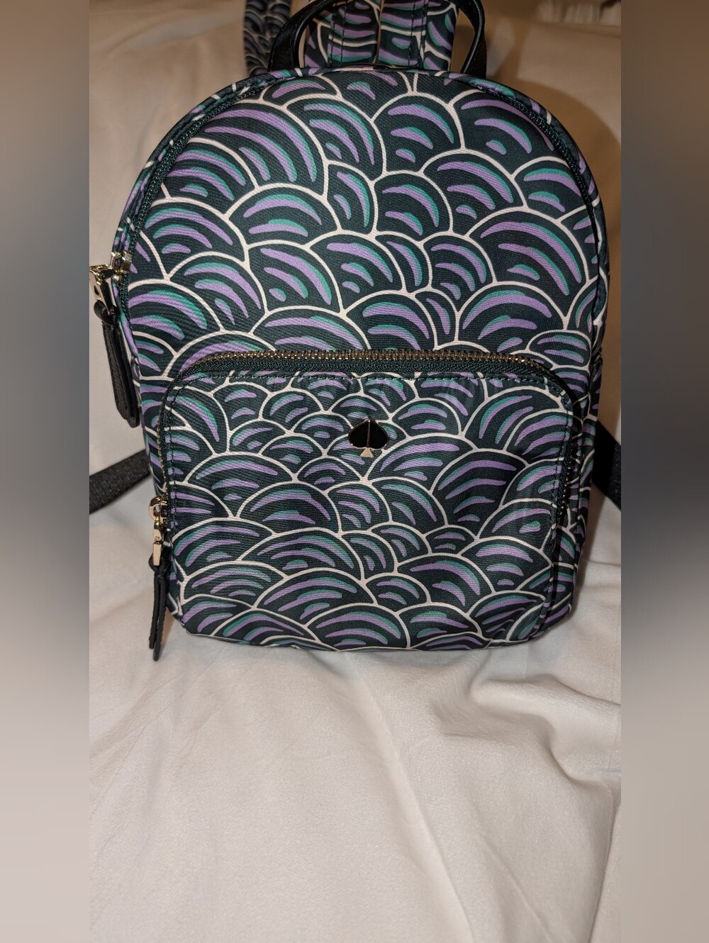 Kate Spade Taylor Party Bubbles Mini Backpack EUC